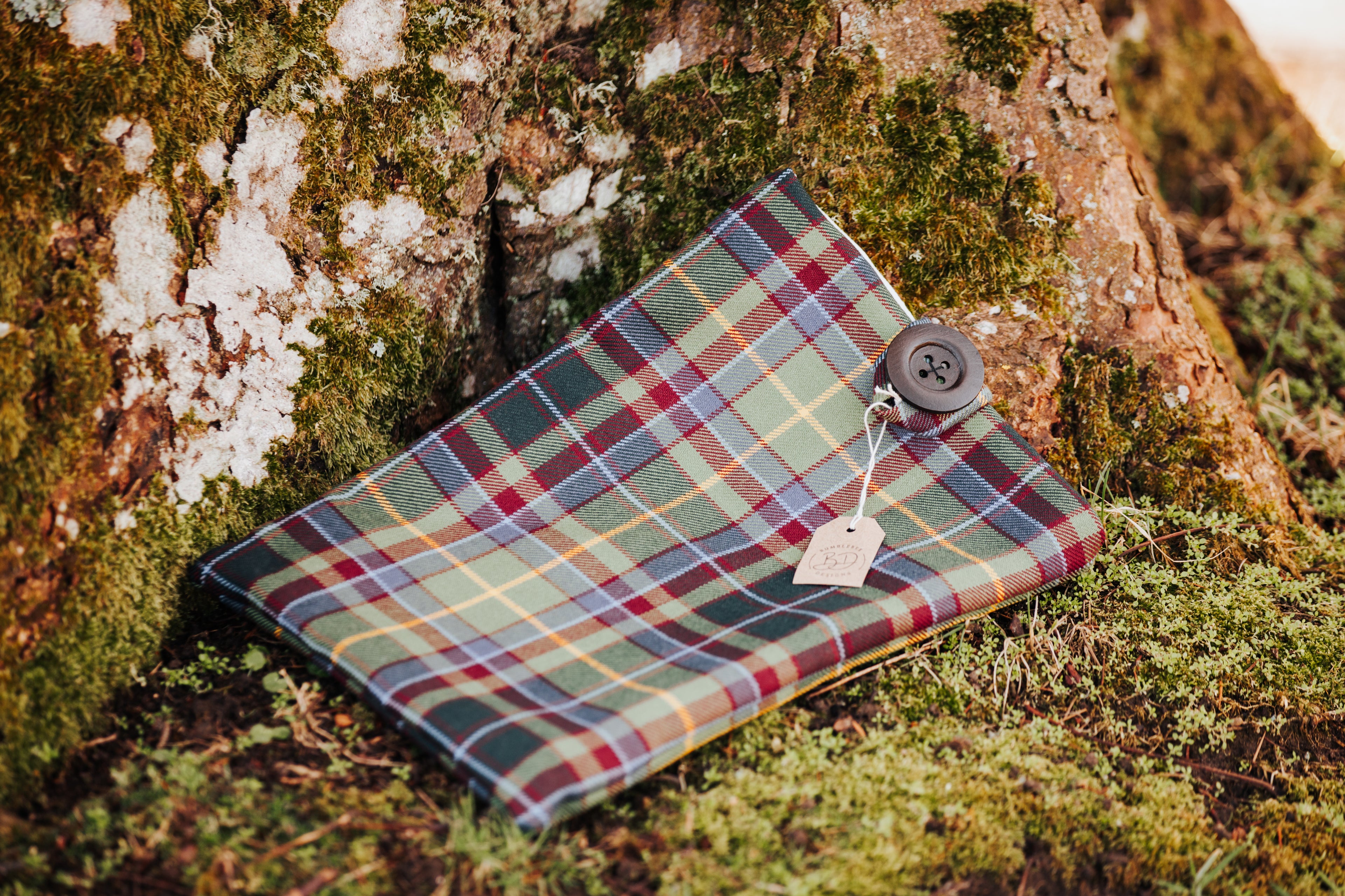 15" Tartan laptop case