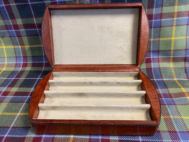 Leather Pen Box – 4 pen/pencil
