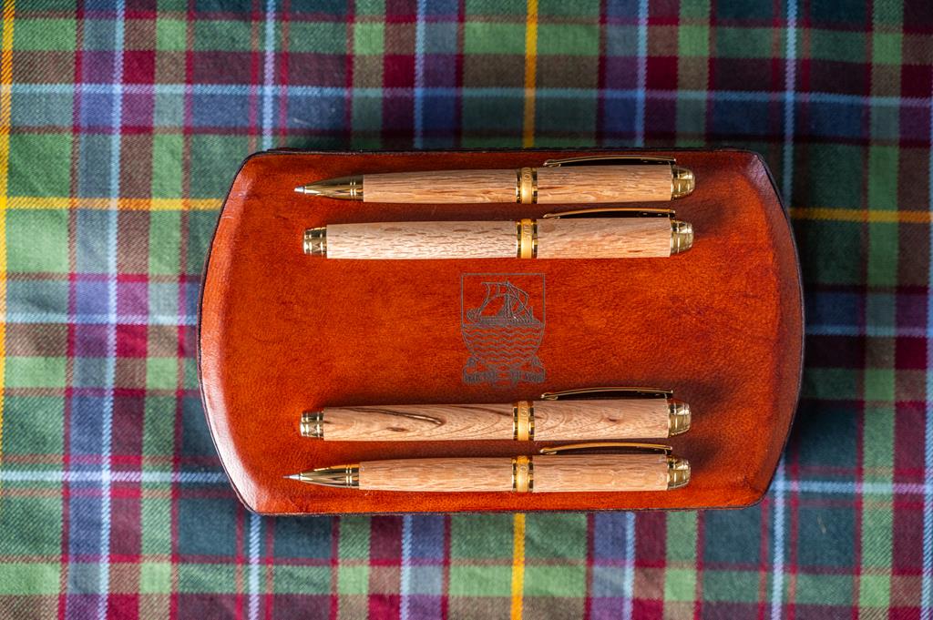 Leather Pen Box – 4 pen/pencil