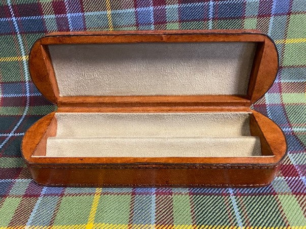 Leather Pen Box – 2 pen/pencil